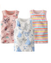 Toddler Kids Girls Set of 3 Tank Tops SET 7